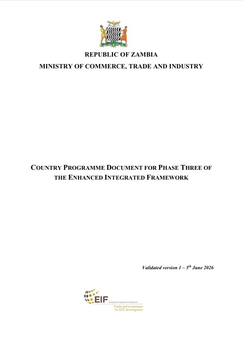 Zambia Country Programme Document