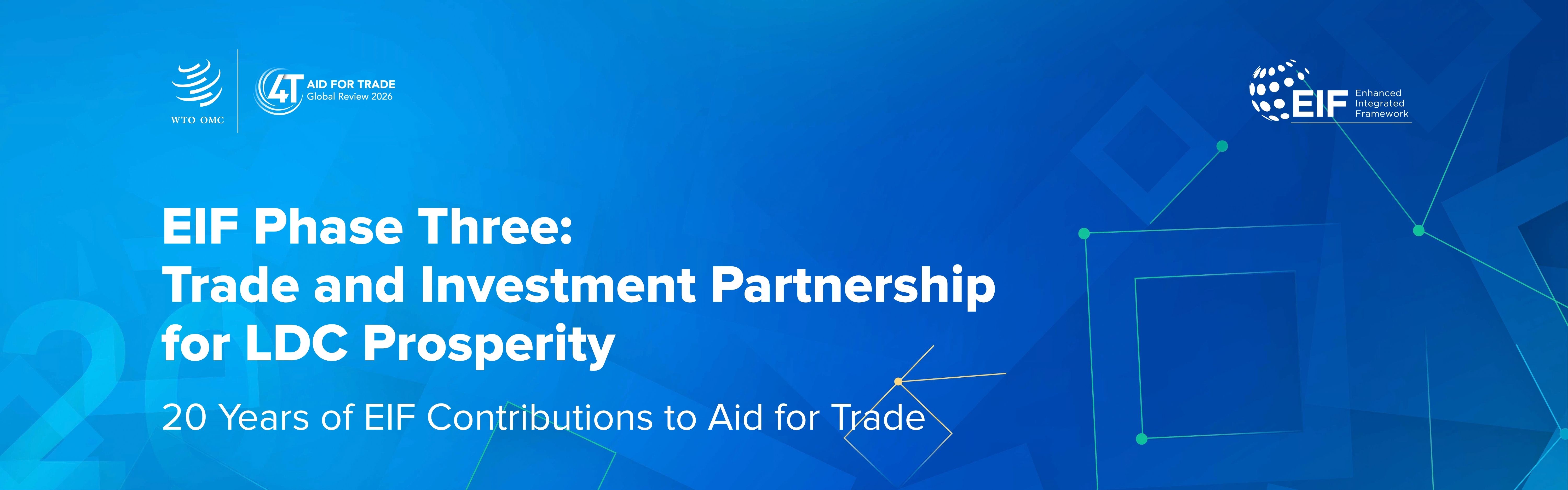 EIF at the Aid for Trade Global Review 2026