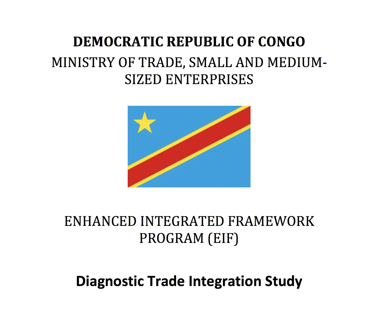 On opening the DRC to trade